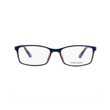 Monaco Lite Blue Rectangle Acetate Full Rim Eyeglasses