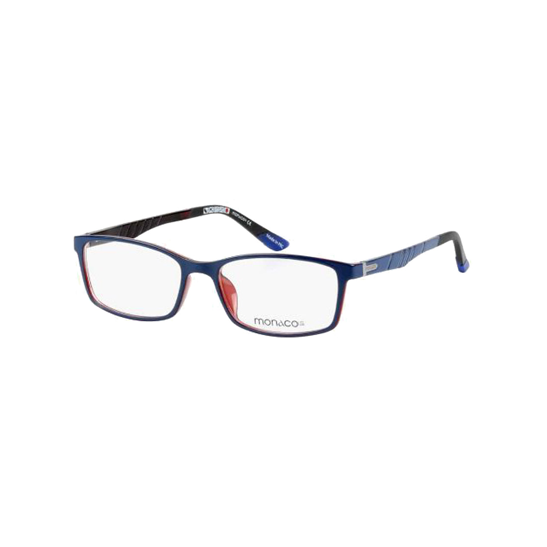 Monaco Lite Blue Rectangle Acetate Full Rim Eyeglasses