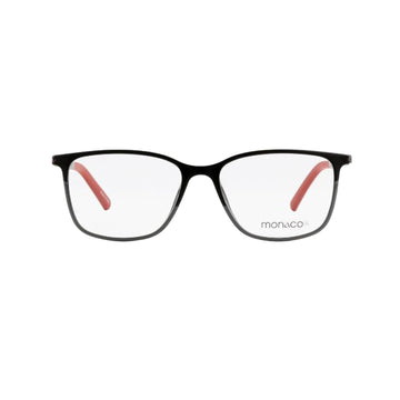 Monaco Lite Black Square Acetate Full Rim Eyeglasses