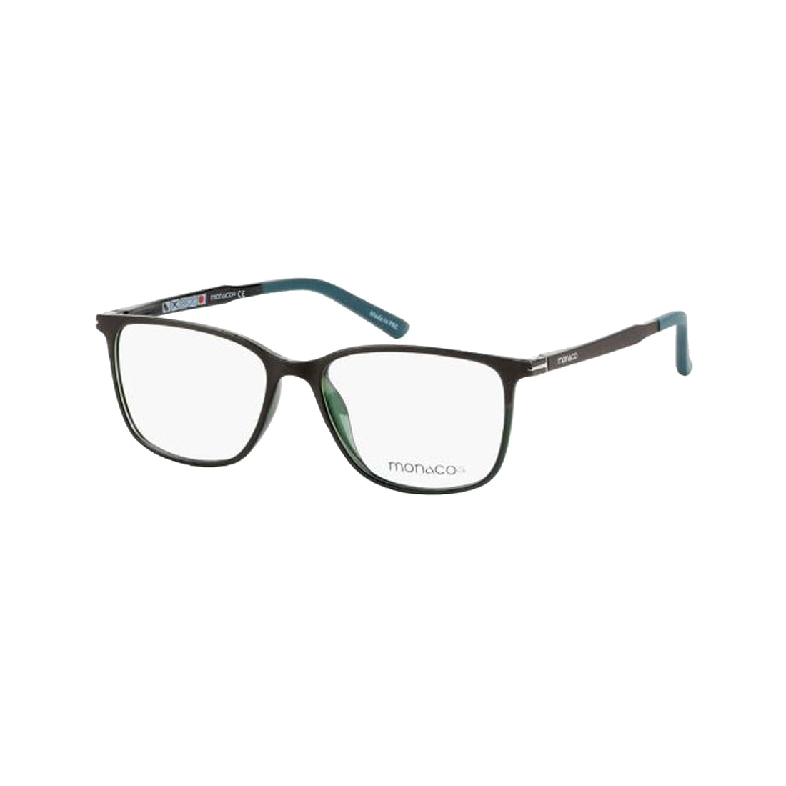 Monaco Lite Green Square Acetate Full Rim Eyeglasses