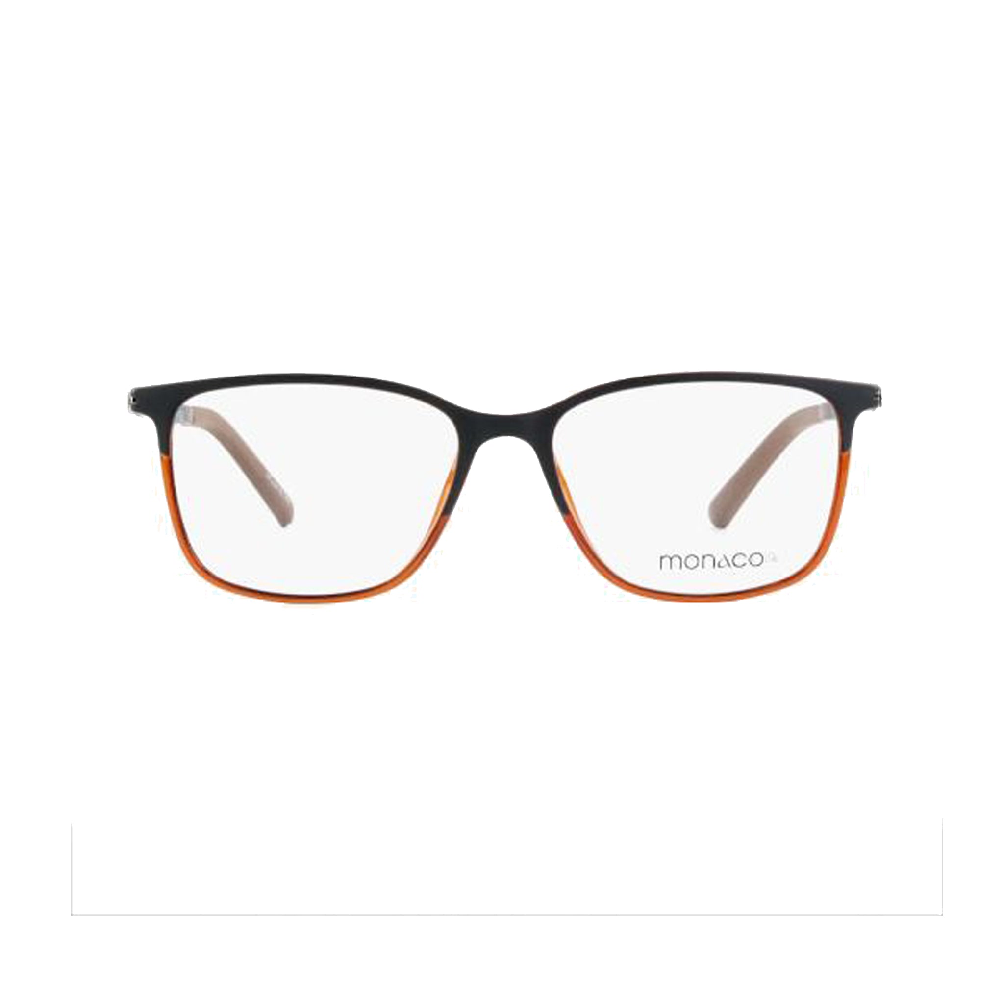 Monaco Lite Brown Square Acetate Full Rim Eyeglasses