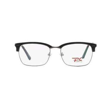 Rossi Club Black Square Metal Full Rim Eyeglasses