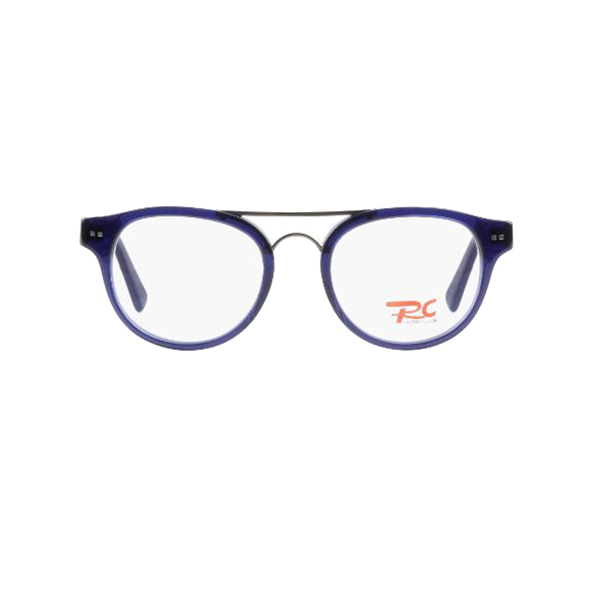 Rossi Club Blue Round Acetate Full Rim Eyeglasses