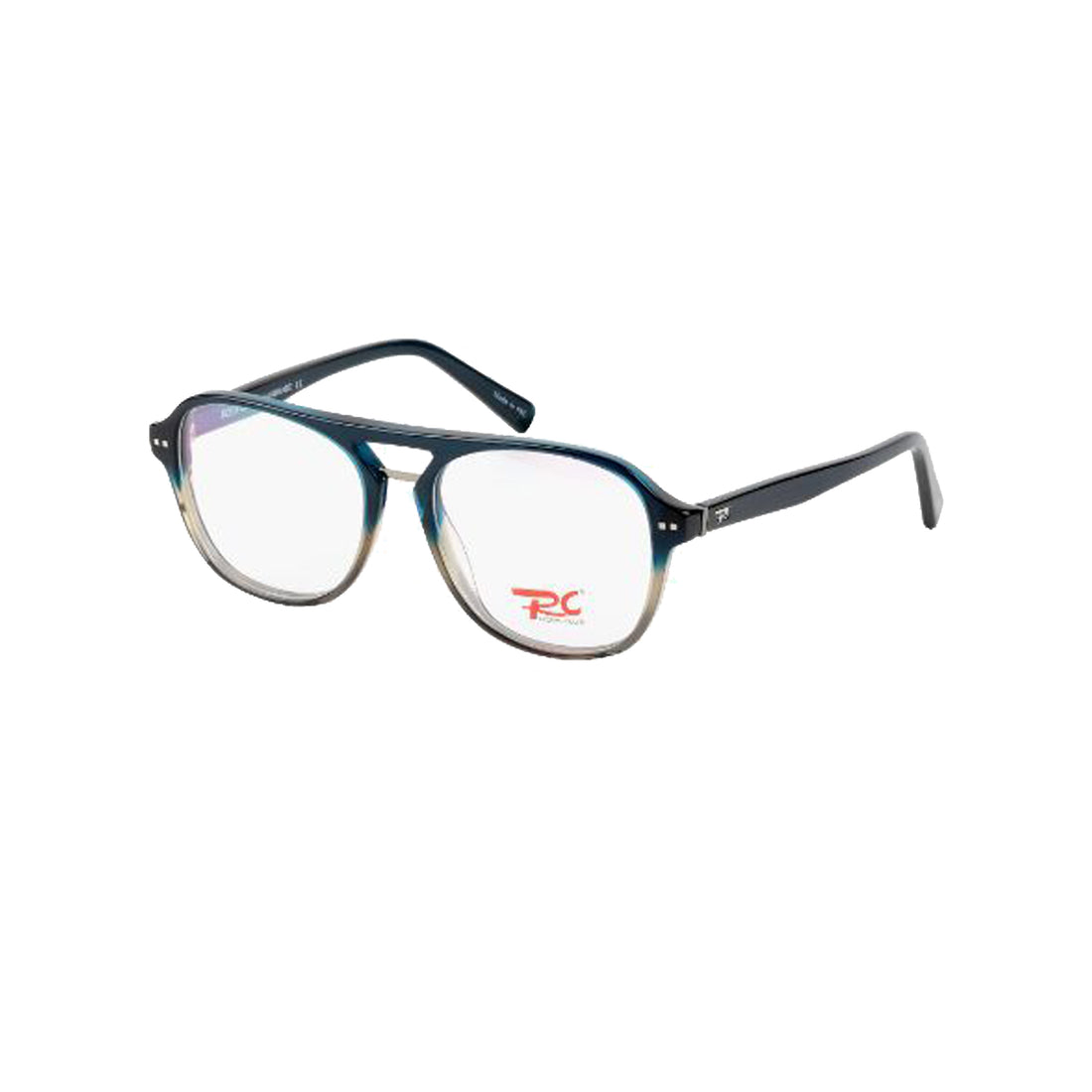 Rossi Club Blue Aviator Acetate Full Rim Eyeglasses