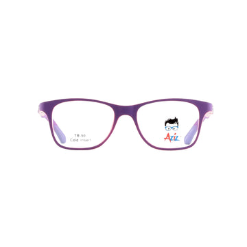 Aziz by Barakat Square Kids Red Eyeglasses 