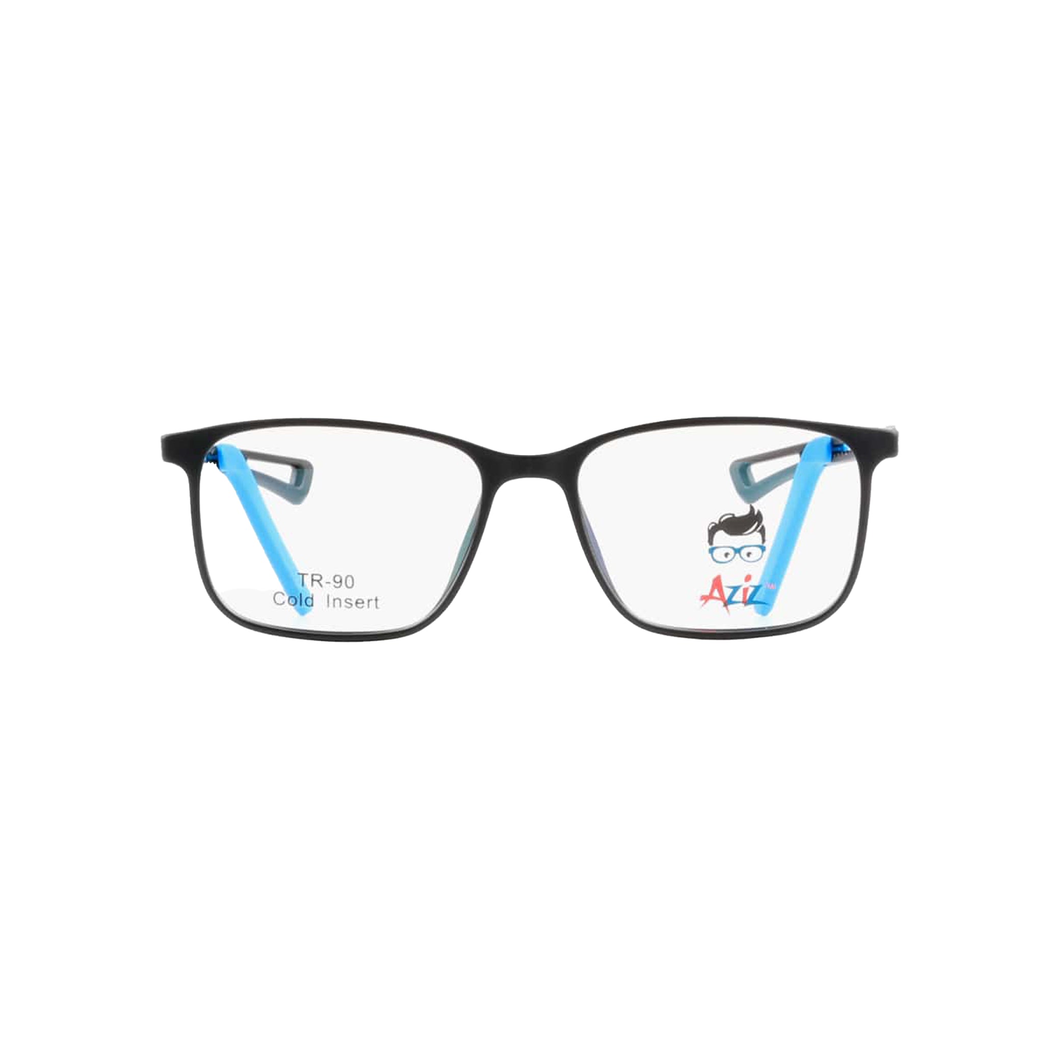 Aziz by Barakat Square Kids Black Eyeglasses