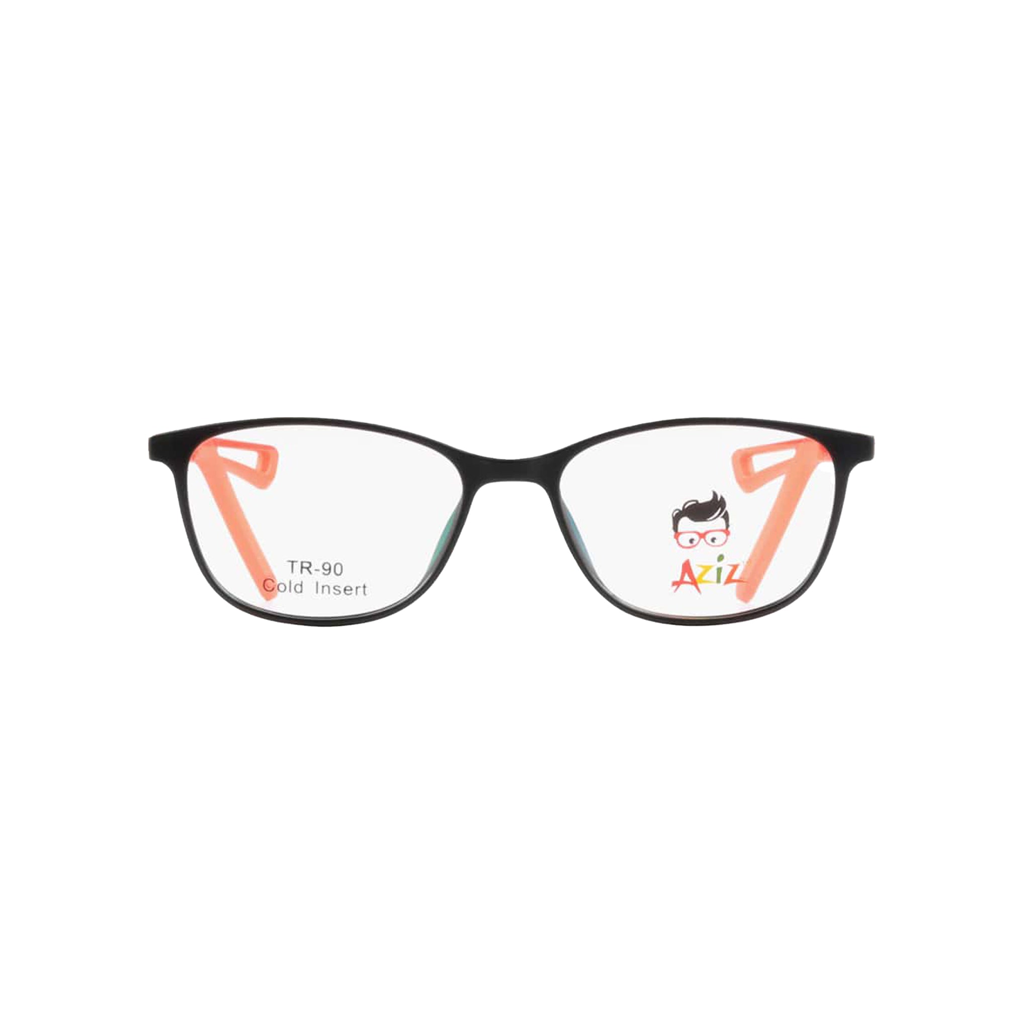 Aziz by Barakat Square Kids Red Eyeglasses 