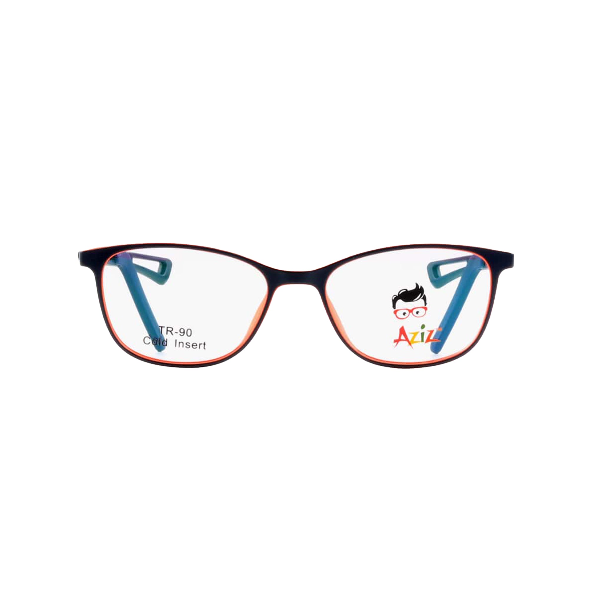 Aziz by Barakat Square Kids Black Eyeglasses