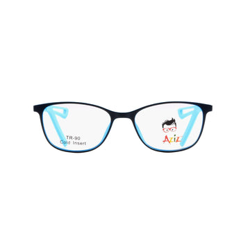 Aziz by Barakat Square Kids Blue Eyeglasses 