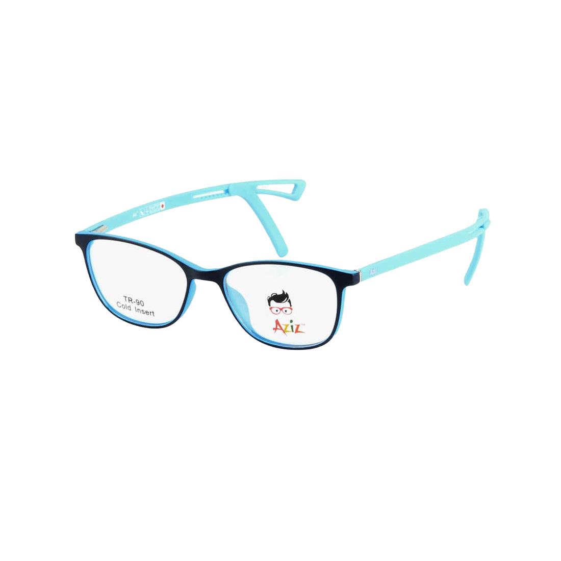 Aziz by Barakat Square Kids Blue Eyeglasses 