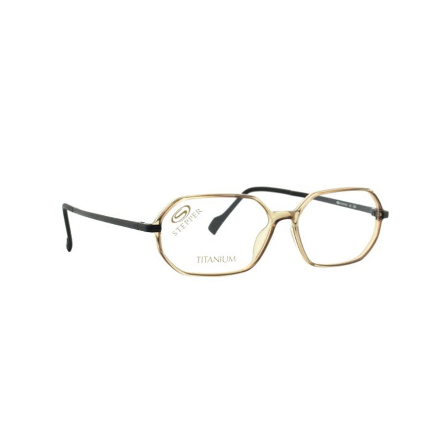 Stepper Titanium Gold Irregular Metal Full Rim Eyeglasses. Made in Germany SI20110-Y22