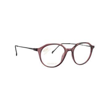 Stepper Titanium Brown Irregular Metal Full Rim Eyeglasses. Made in Germany SI20118-Y22