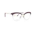 Stepper Titanium Red Cat-eye Metal Half Rim Eyeglasses. Made in Germany SI50237-Y22 - Barakat Optical