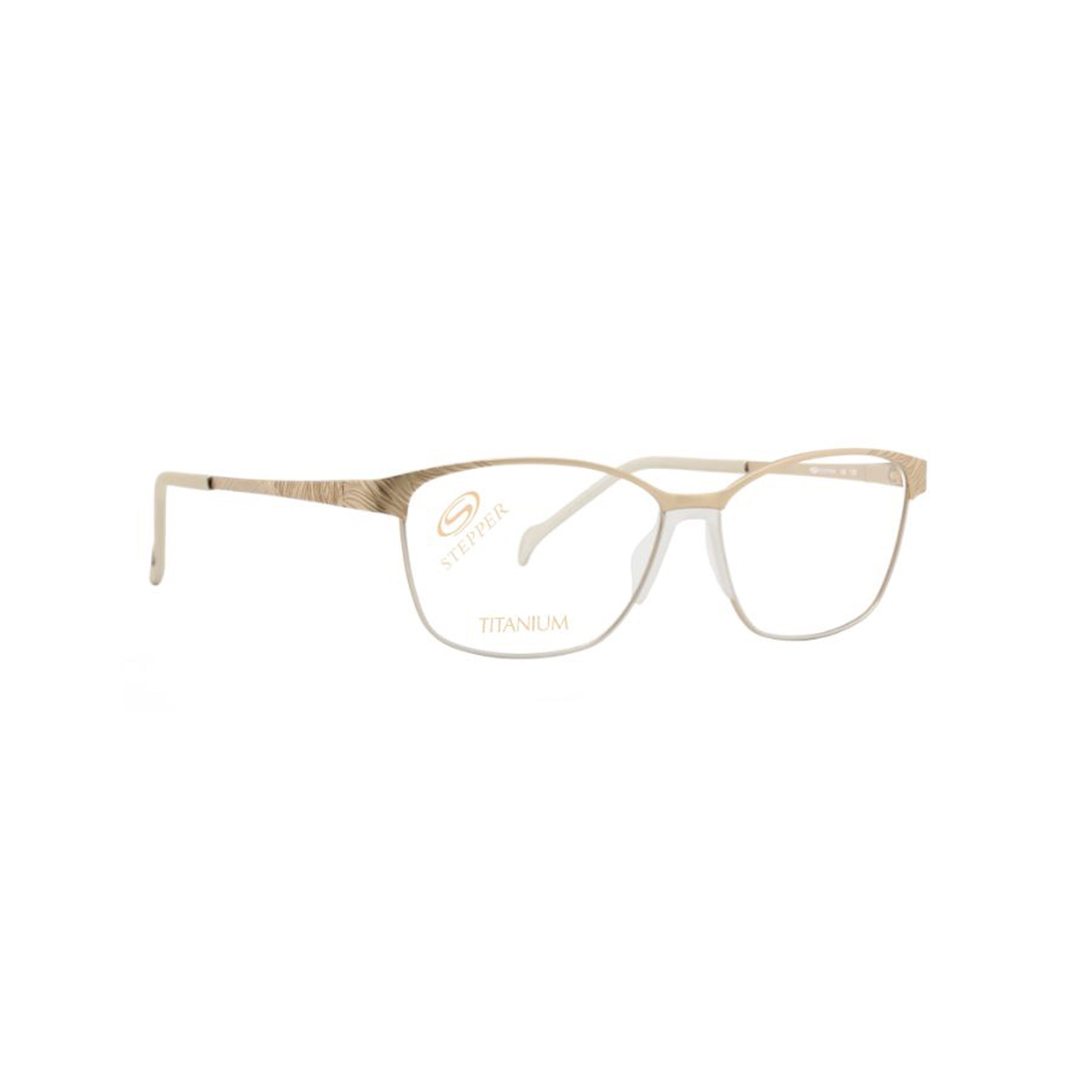 Stepper Titanium Gold Cat-eye Metal Full Rim Eyeglasses. Made in Germany SI50233-Y22