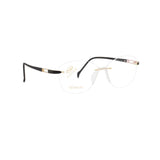 Stepper Titanium Gold Cat-eye Metal Rimless Eyeglasses. Made in Germany SI97698-Y22