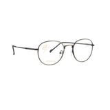 Stepper Titanium Grey Round Metal Full Rim Eyeglasses. Made in Germany SI60209-Y22