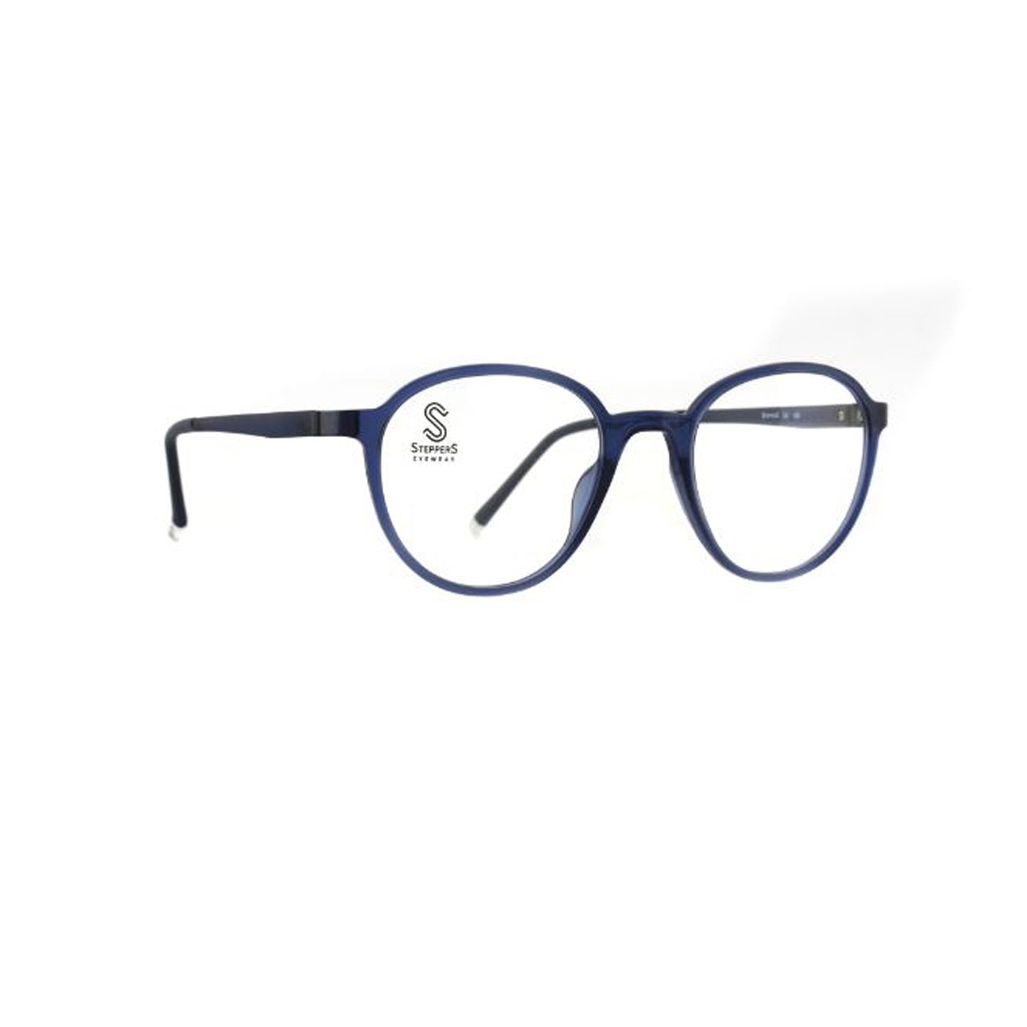 Stepper Blue Round Acetate Full Rim Eyeglasses. Made in Germany STS30054-Y22