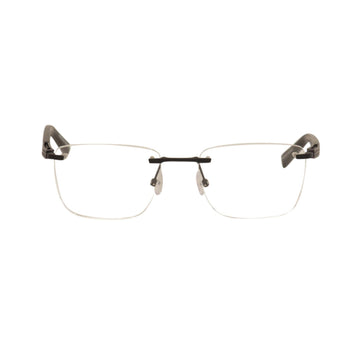 Oga By Morel Brown Square Acetate Rimless Eyeglasses. Made in France. 100920-Y22 MG21