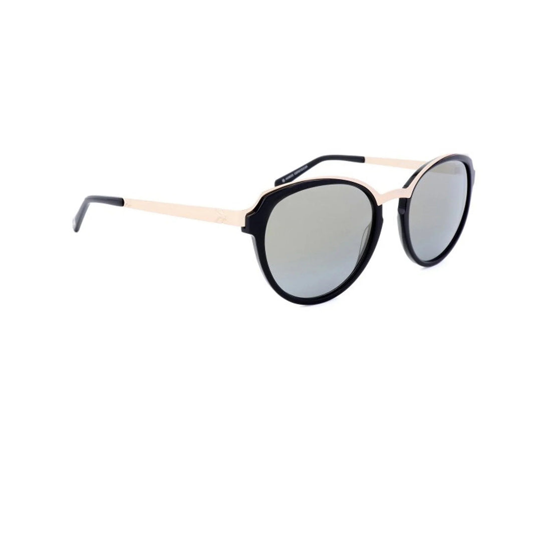 Koali By Morel Black Cat-eye Metal Full Rim Sunglasses. Made in France 20043K - Barakat Optical