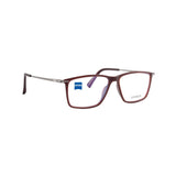 Zeiss Eyewear Brown Square Acetate Full Rim Eyeglasses. Made in Germany ZS20017-Y21