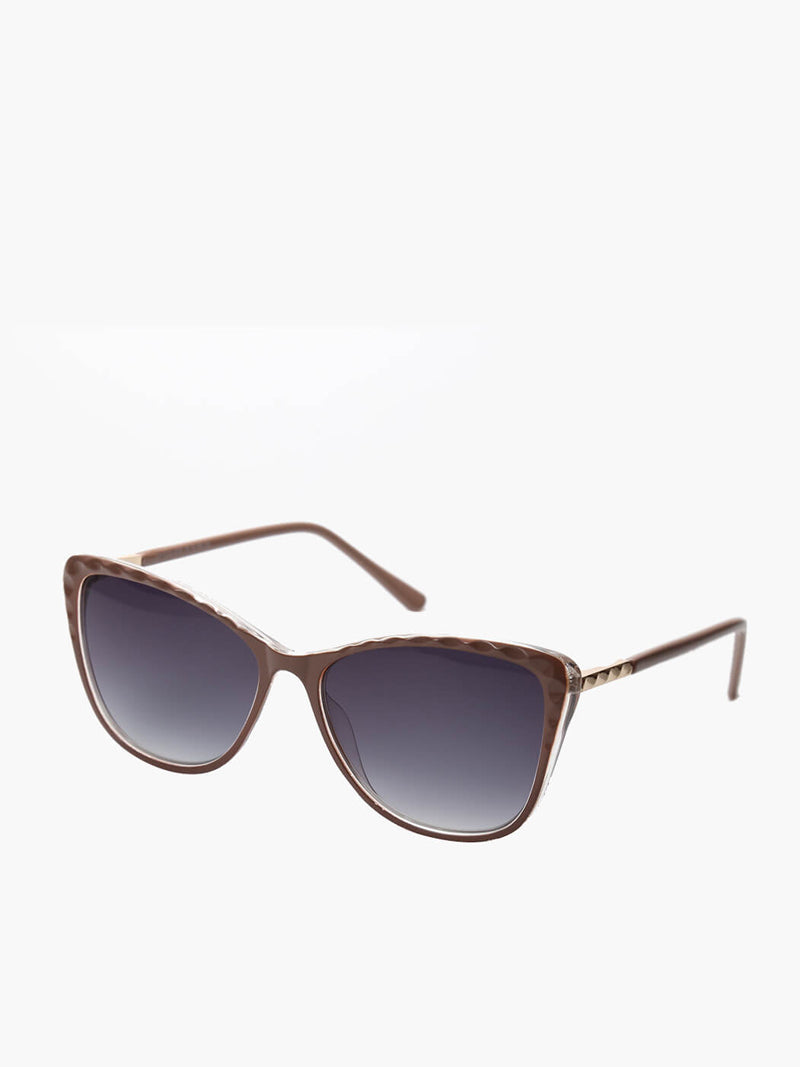 She By Barakat Black Cat-Eye Sunglasses