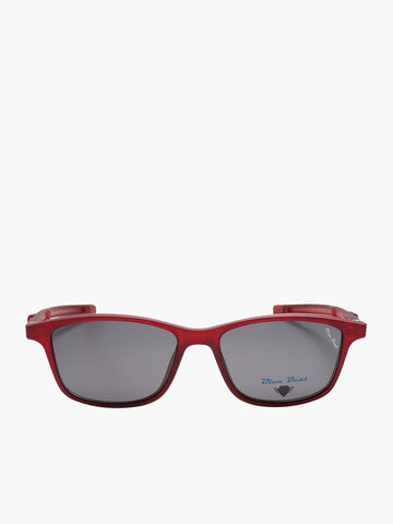 BlueBeat Kids by Barakat Rectangle Red Sunglasses 2-in-1