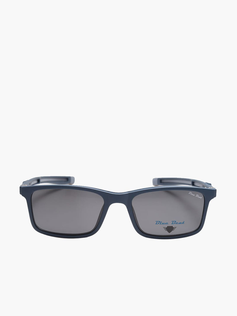 BlueBeat Kids by Barakat Rectangle Blue Sunglasses 2-in-1