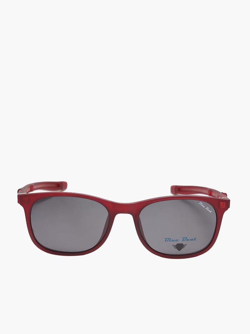 BlueBeat Kids by Barakat Square Red Sunglasses 2-in-1