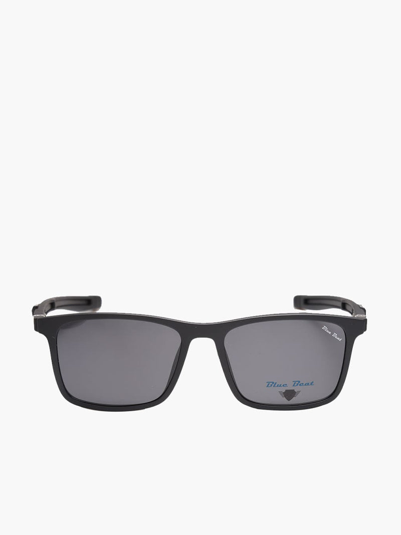 BlueBeat Kids by Barakat Square Black Sunglasses 2-in-1