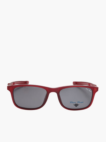 BlueBeat Kids by Barakat Rectangle Red Sunglasses 2-in-1