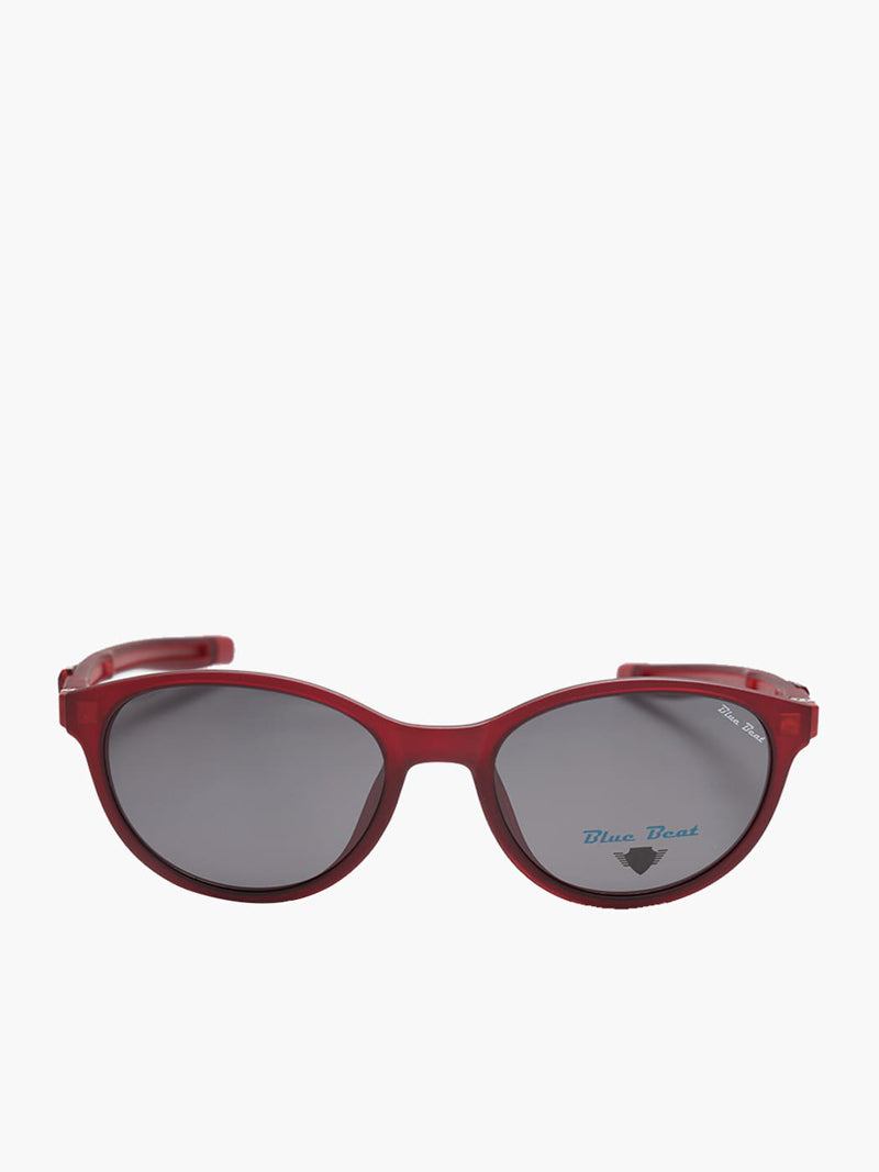 BlueBeat Kids by Barakat Cat-Eye Red Sunglasses 2-in-1