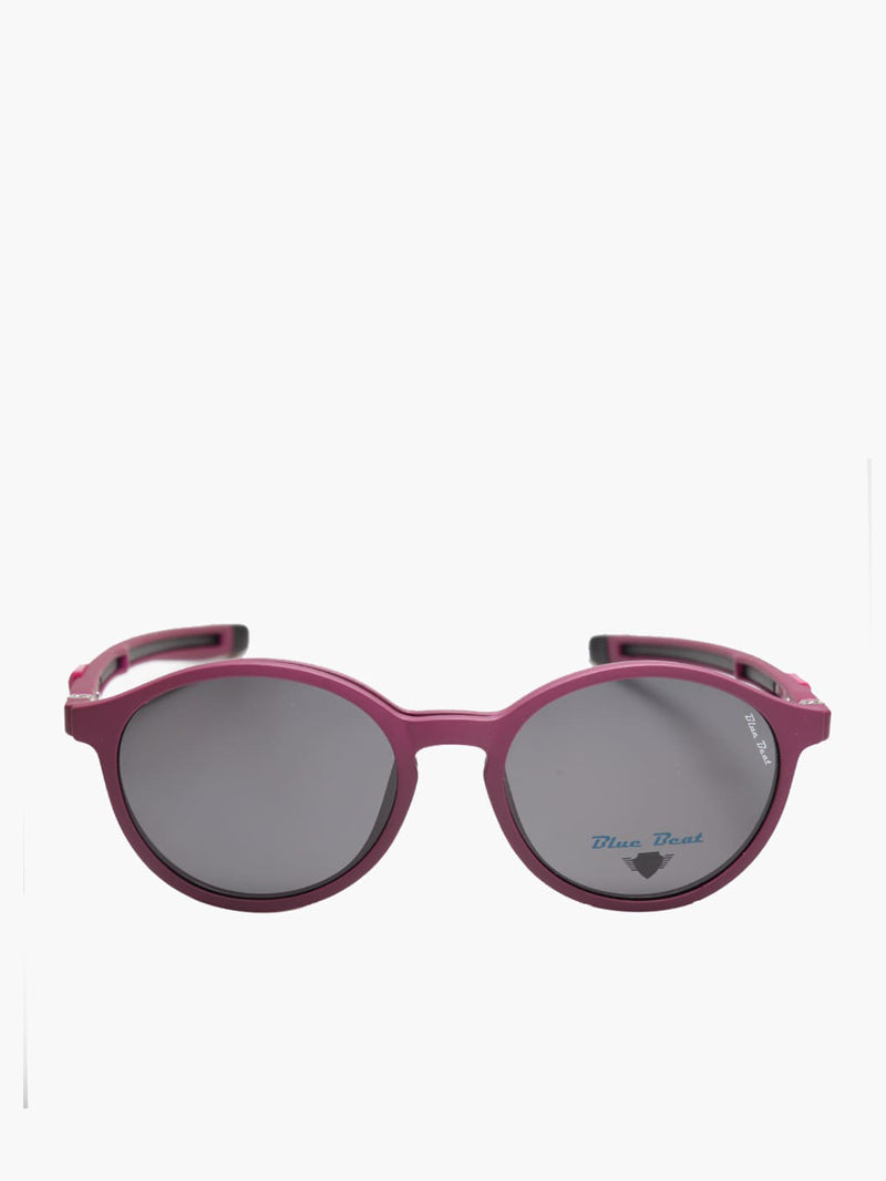 BlueBeat Kids by Barakat Round Violet Sunglasses 2-in-1