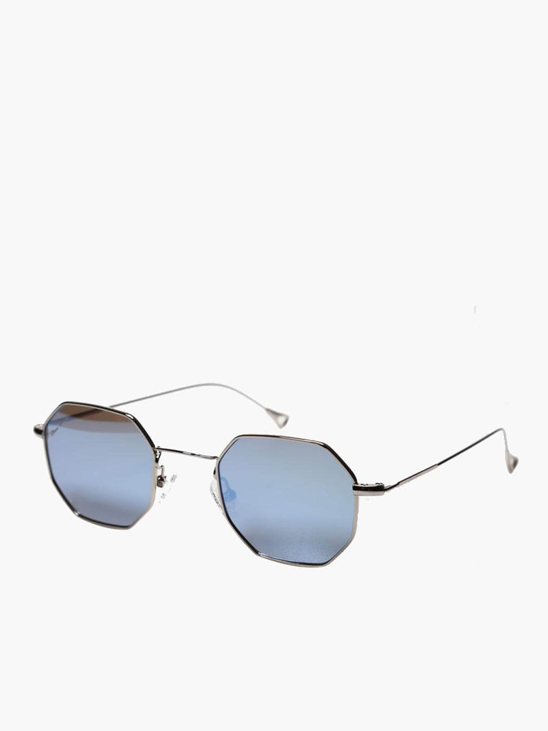 BlueBeat by Barakat Irregular Silver Sunglasses