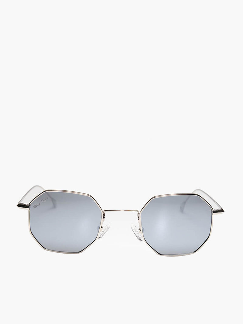 BlueBeat by Barakat Irregular Silver Sunglasses