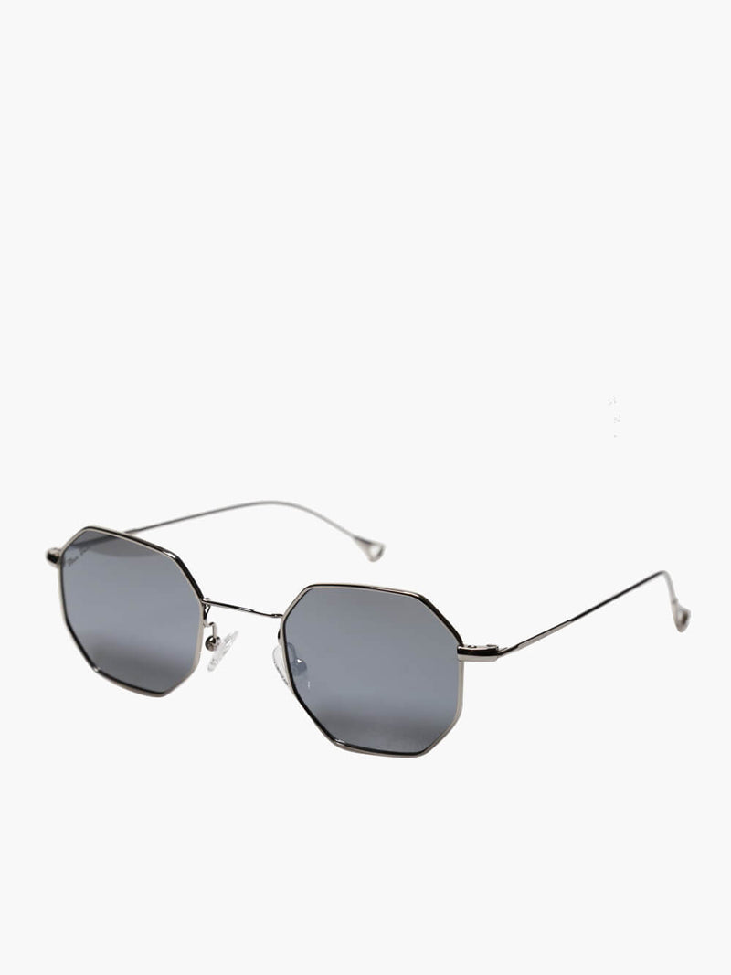 BlueBeat by Barakat Irregular Silver Sunglasses