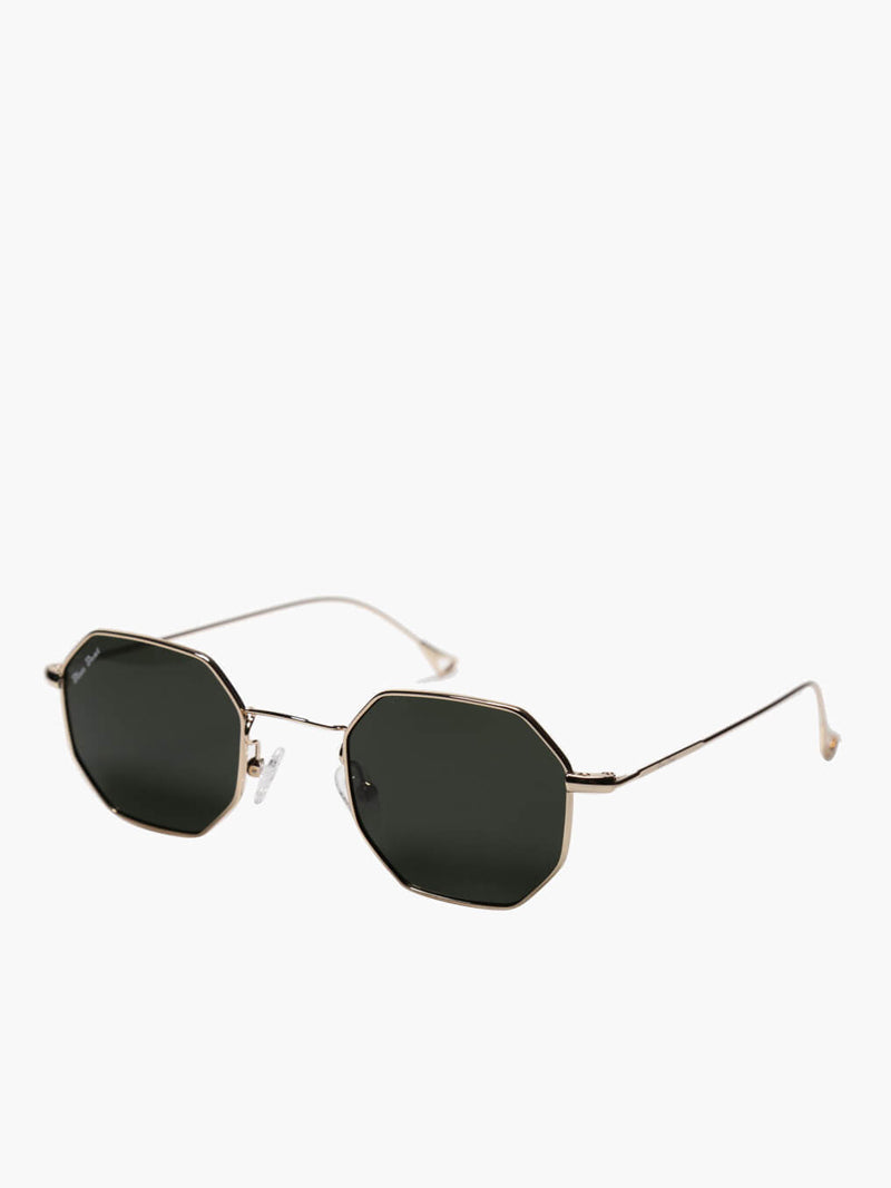 BlueBeat by Barakat Irregular Gold Sunglasses