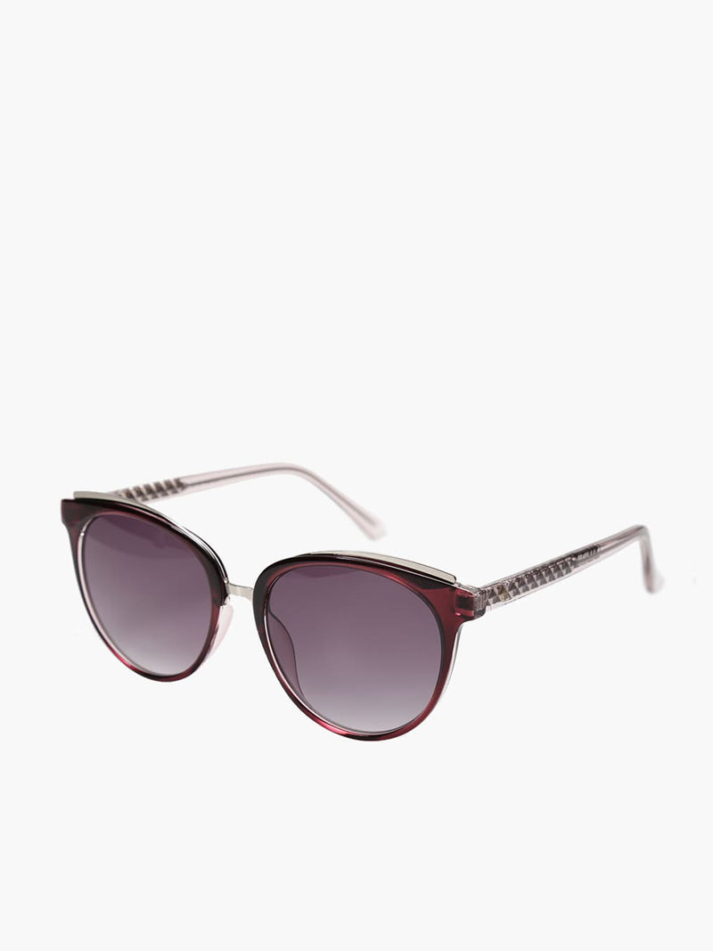 She By Barakat Red Cat-Eye Sunglasses