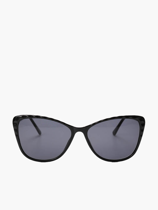 She  By Barakat Black Cat-Eye  Sunglasses