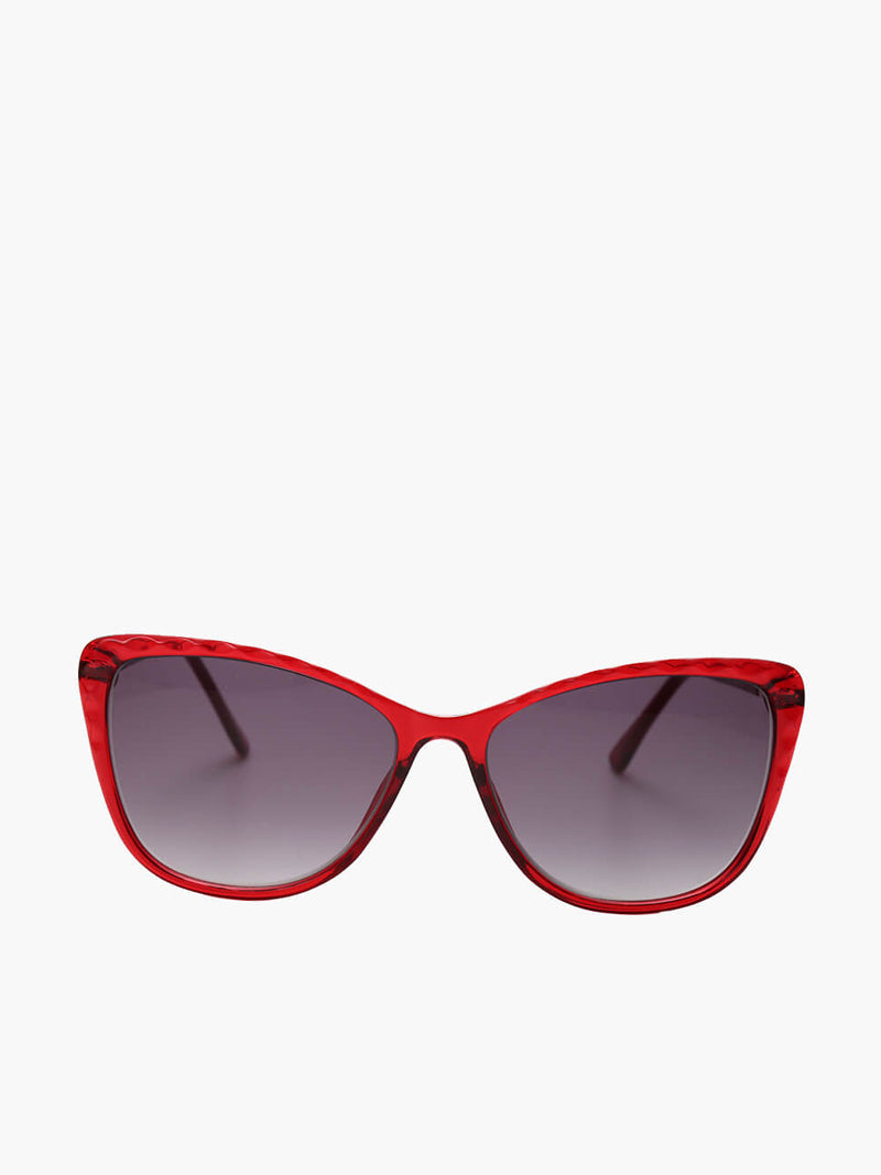 She  By Barakat Red Cat-Eye  Sunglasses