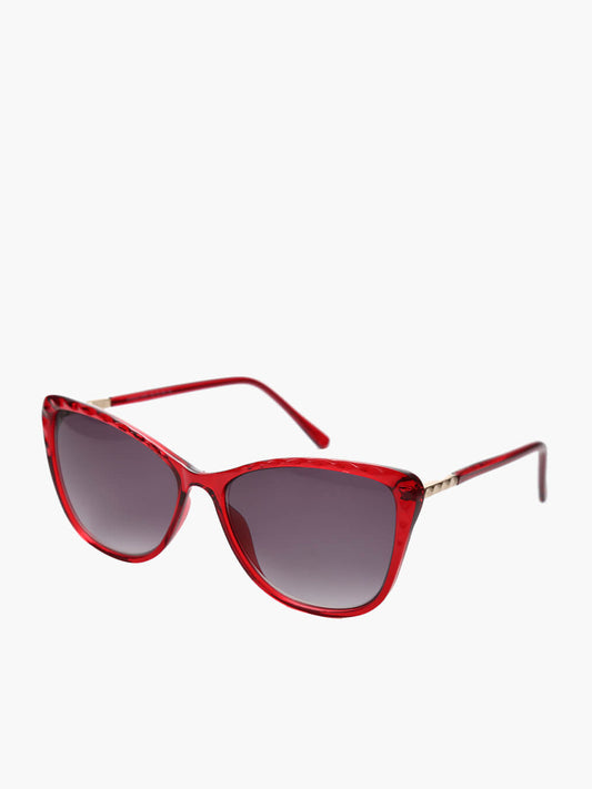 She  By Barakat Red Cat-Eye  Sunglasses