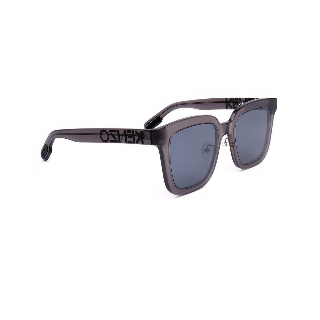 Kenzo Gray Square Acetate Full Rim Sunglasses KZ40087F-Y22