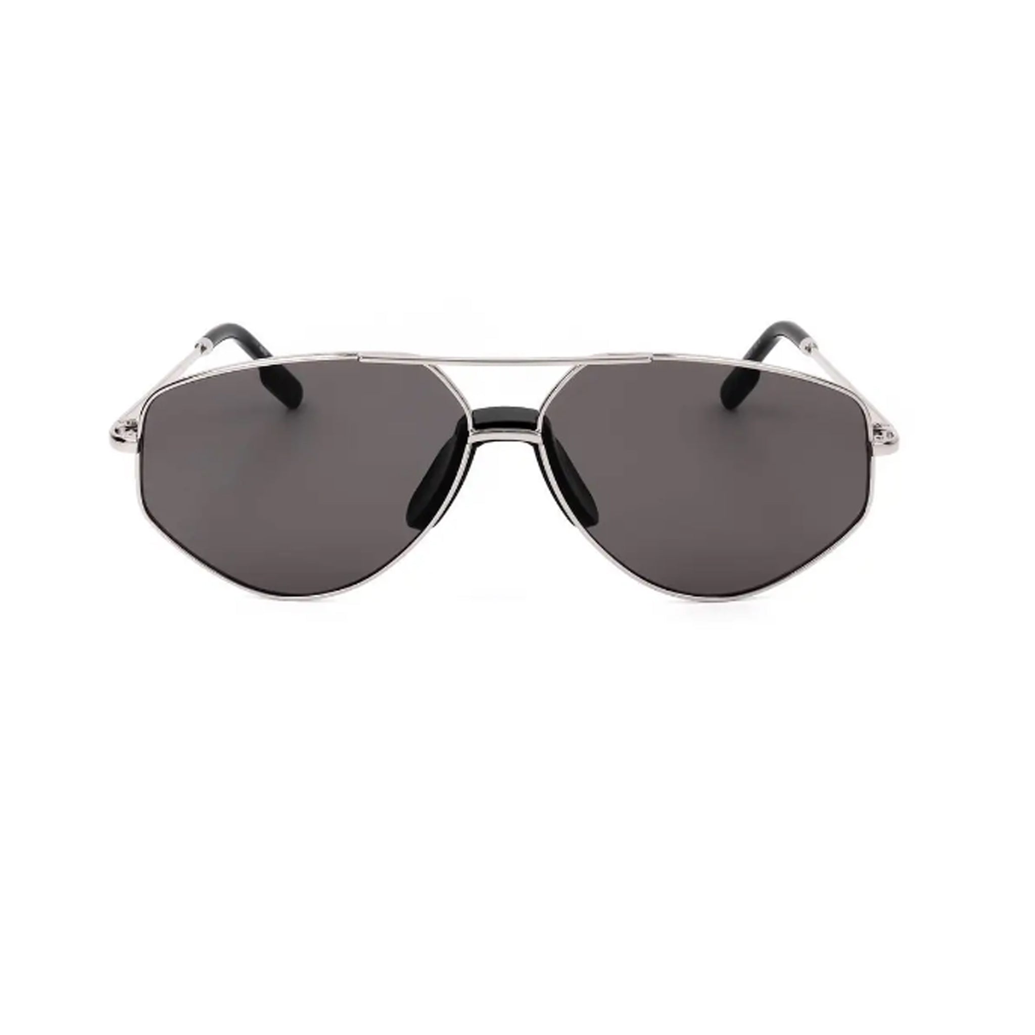 Kenzo Silver Aviator Metal Full Rim Sunglasses KZ40014U-Y22