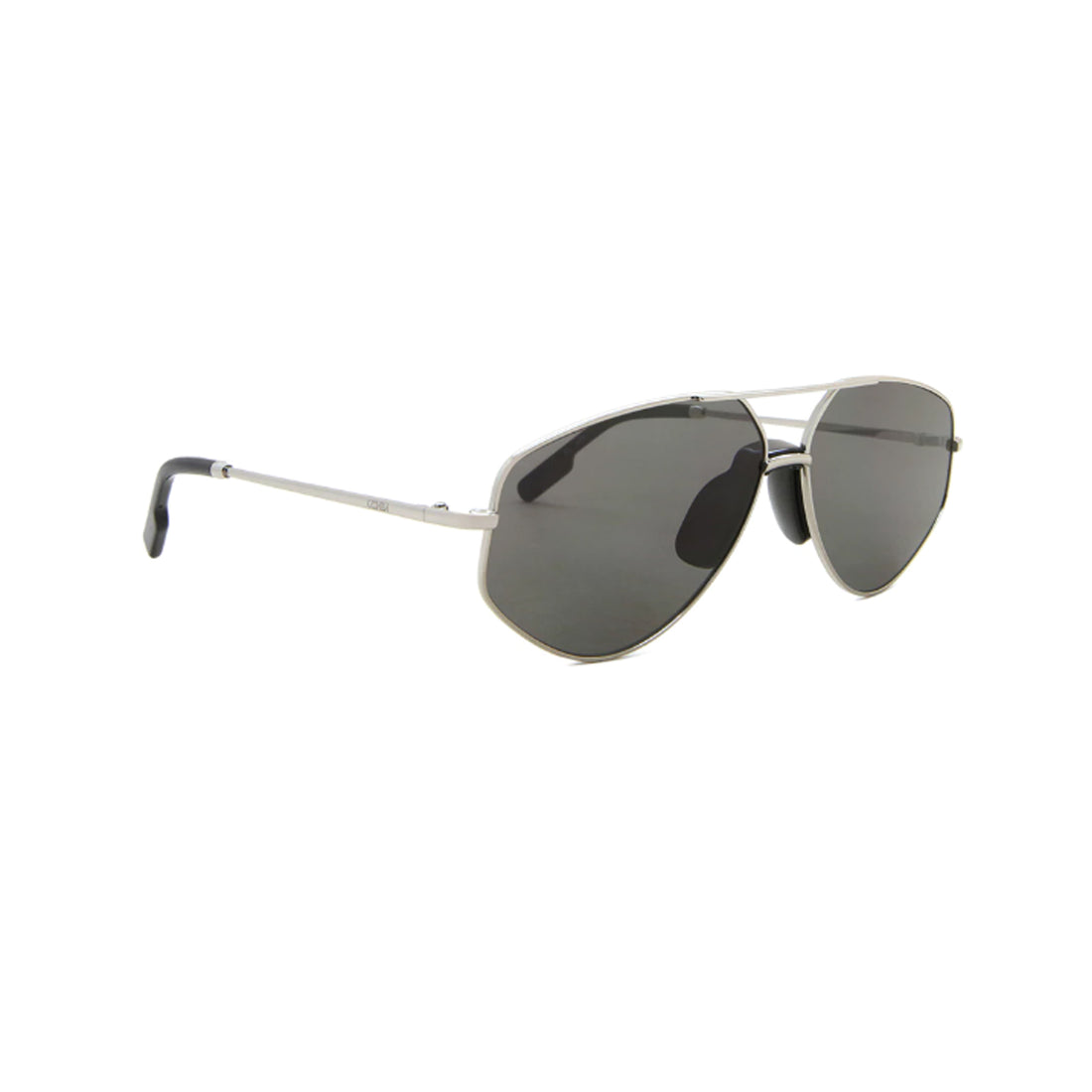 Kenzo Silver Aviator Metal Full Rim Sunglasses KZ40014U-Y22