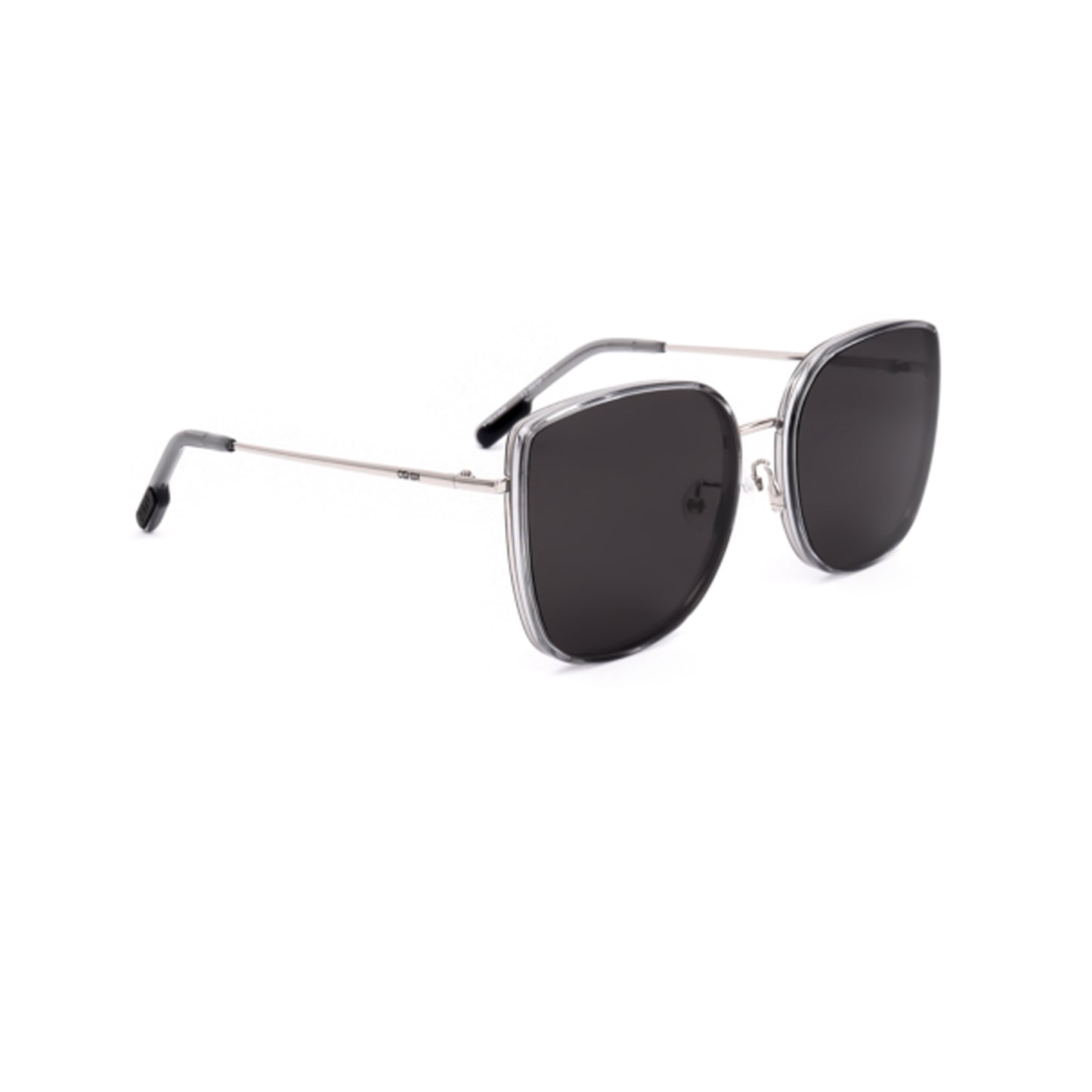 Kenzo Silver Cat-Eye Acetate Full Rim Sunglasses KZ40093F-Y22