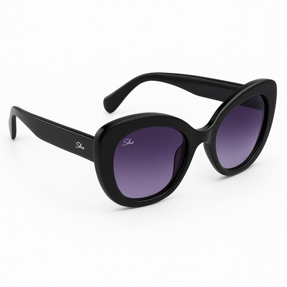 She By Barakat Black Sunglasses