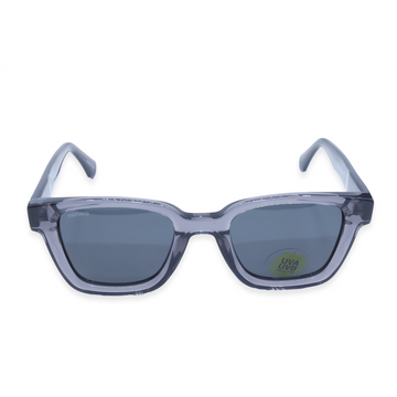 Monaco Gray Square Acetate Full Rim Sunglasses