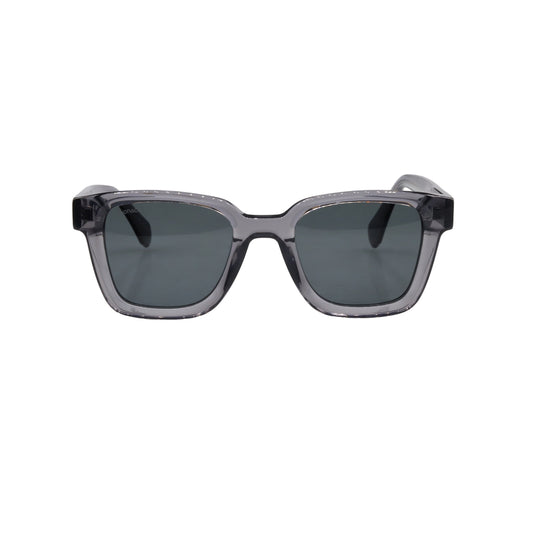Monaco Grey Square Acetate Full Rim Sunglasses