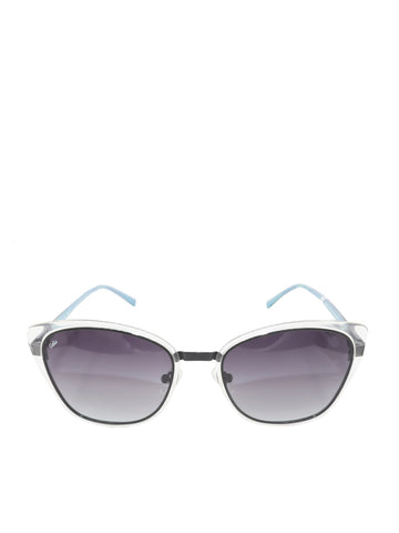 Galia Clear Cat-eye Acetate Full Rim Sunglasses