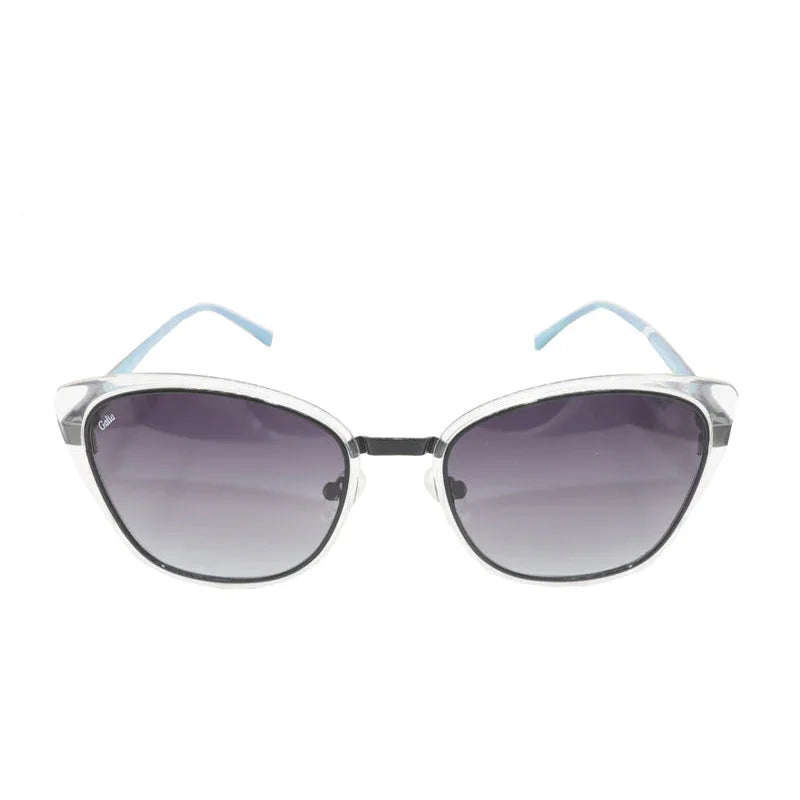 Galia Clear Cat-eye Acetate Full Rim Sunglasses