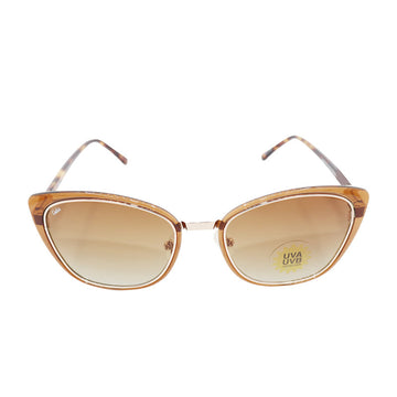 Galia Brown Cat-eye Acetate Full Rim Sunglasses